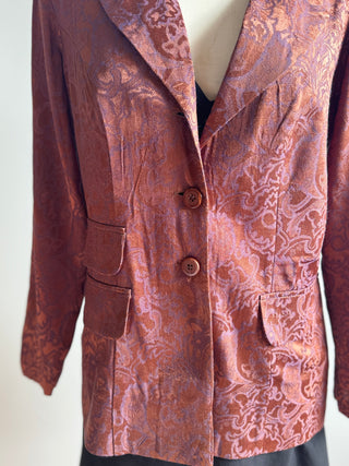 Vintage 80s Lightweight Bronze Blazer