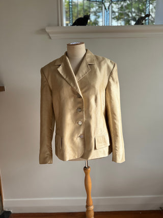 Vintage Kevin Berkahn Silk Blazer Size 10-16