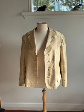 Vintage Kevin Berkahn Silk Blazer Size 10-16