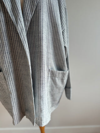 Vintage 80s Oversize Stripe Blazer