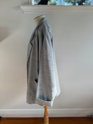 Vintage 80s Oversize Stripe Blazer