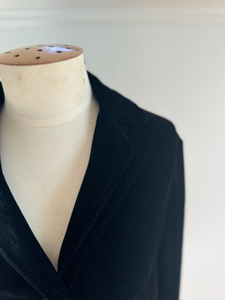 Black Velvet Jacket - Size S-M