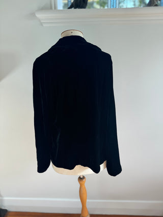 Black Velvet Jacket - Size S-M