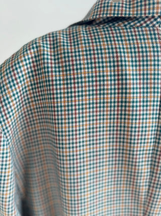 London Affair Green Mini Houndstooth Blazer - 10-16 depending on desired fit