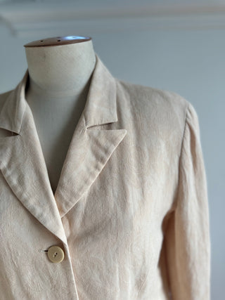 80s/90s Vintage Suzanna Gregory Tailored Textured Blazer - Size 10