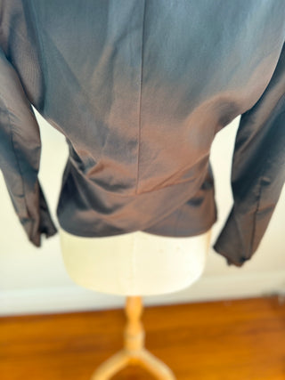 Hailwood cropped Satin Jacket - Size 10