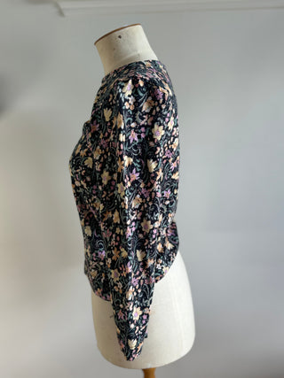 Gorgeous Ruby Floral Cotton Long Sleeve T - Size 8