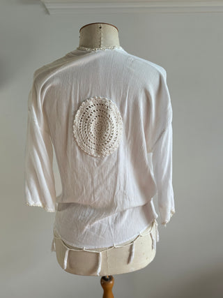 Cute Little Boho Cardi - Size 6-12 depending on desired fit