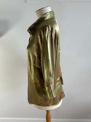 Vintage Chartuese Silky Shirt