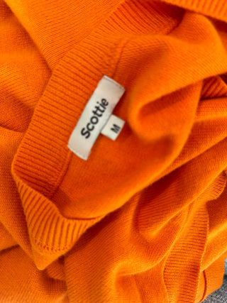 Scottie Orange Knit - Cotton/Silk