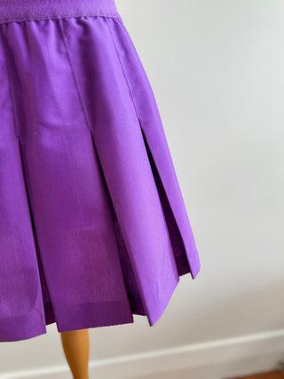 Purple Vintage Tennis Skirt - Size 6-8