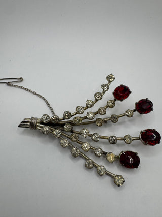 Vintage Crystal Brooch
