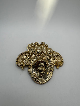 Gold Tone Brooch