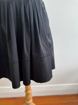 Zara Basic Black Pleated Skirt Size S