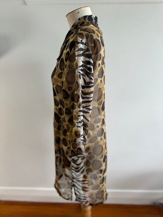 Vintage Leopard Print shirt