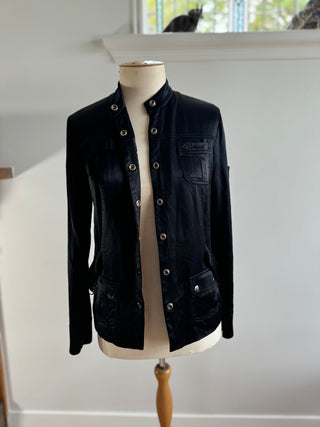 Lisa Ho Satin Belted Jacket - Size 8