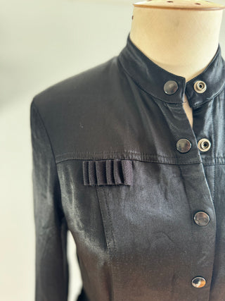 Lisa Ho Satin Belted Jacket - Size 8