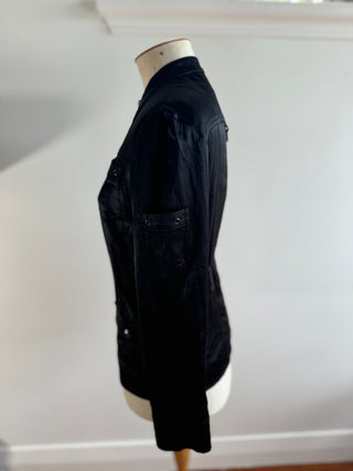 Lisa Ho Satin Belted Jacket - Size 8