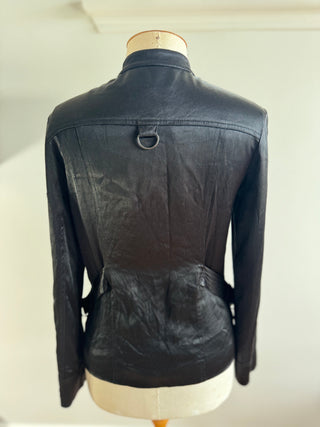 Lisa Ho Satin Belted Jacket - Size 8