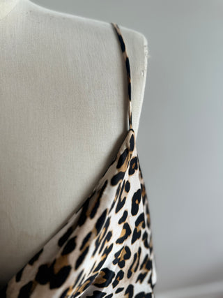 Zara Leopard Print Slip Dress
