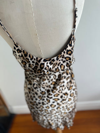 Zara Leopard Print Slip Dress
