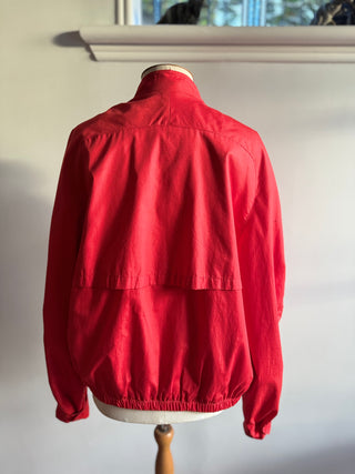 Red Lightweight Winter Jacket - Columbus Line embroiled on Front - Size 10-14 Unisex