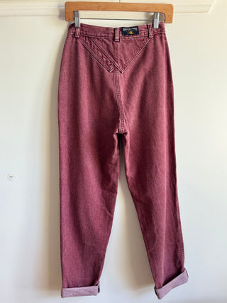Vintage Burgundy Rocky Mountain Jeans