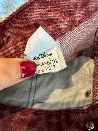 Vintage Burgundy Rocky Mountain Jeans
