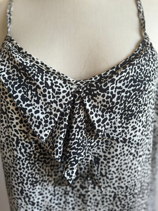 Cute Lightweight Leopard Print Summer Slip - Size L