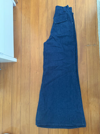 Amazing Vintage 70s High Waisted Wide Leg Extra Flare - size 6-8ish
