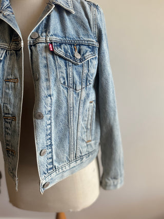 Levi Denim Jacket - Light Wash - Size XS
