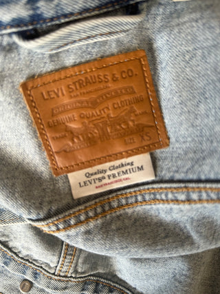 Levi Denim Jacket - Light Wash - Size XS
