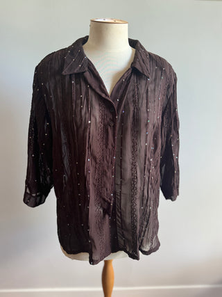 KOOKY - Retro Made in NZ Shirt with Sequins