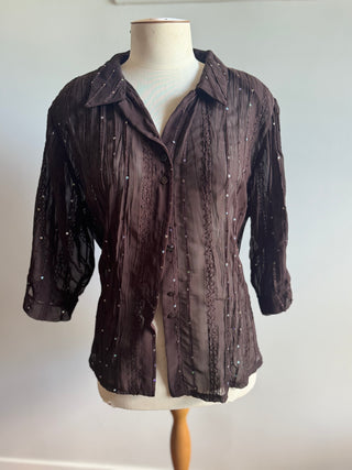 KOOKY - Retro Made in NZ Shirt with Sequins