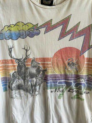 Retro look Graphic Tee - Size Small