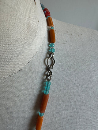 Chunky Artglass Vintage Necklace