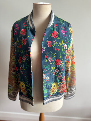 Ruby Yaya Floral Patterned Jacket - Size L
