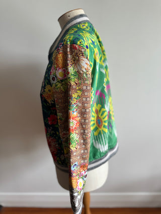 Ruby Yaya Floral Patterned Jacket - Size L