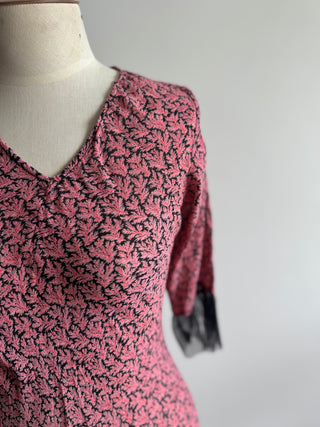 90's Crinkle Bias Cut Dress