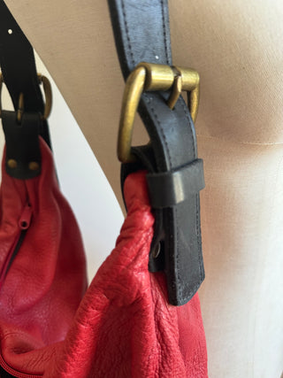 Red Deadly Ponies Deerskin "Mr Slingback" Circa 2008