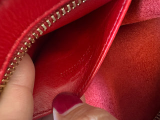Yves Saint Laurent Y line Red Leather Calfskin Cabas Handbag