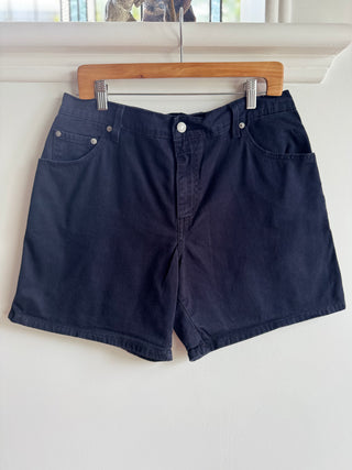 Black Levi Denim Shorts - Size 14