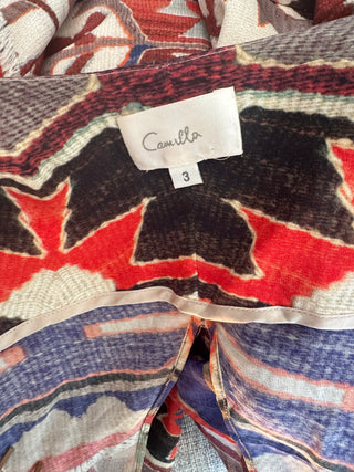 Vintage Camilla Blazer with Open Back - Crystals and Beaded details - Size 3 (10-12)