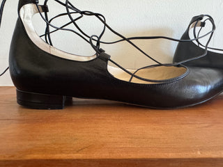 Innovare Tie up Pointy Toe Flats - Size 40