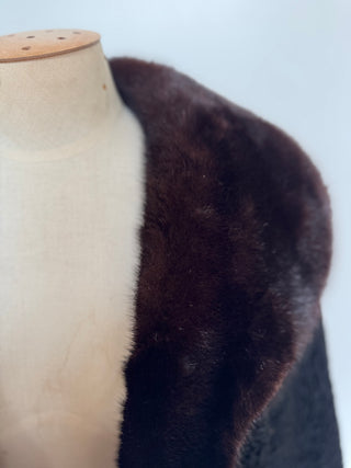 1960s-1970s Astrakahn Coat with Fur Collar