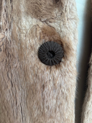 Unique Vintage Long Fur Coat