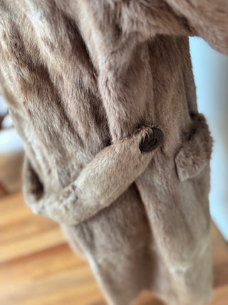 Unique Vintage Long Fur Coat