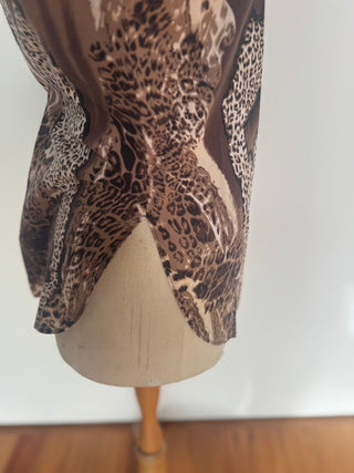Vintage Animal print sleeveless vest