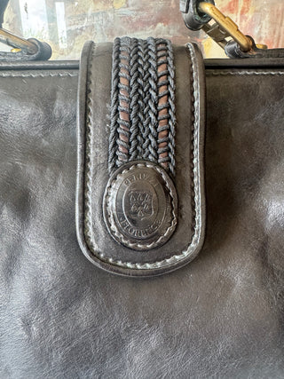 Peruzzi of Florence Vintage Leather Doctors Bag